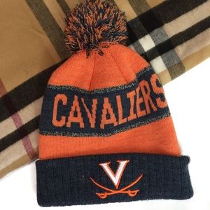 UVA Cavaliers University of Virginia Pom Beanie